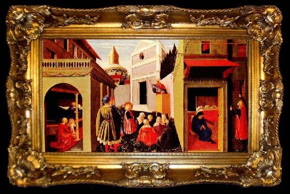 framed  Fra Angelico Story of St Nicholas, ta009-2